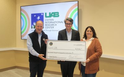 Civitan International Presents $373,400 Donation to Research Center